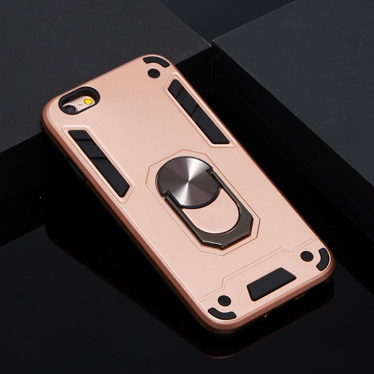 For iPhone 6 / 6s 2 in 1 Armour Series PC + TPU Protective Case with Ring Holder