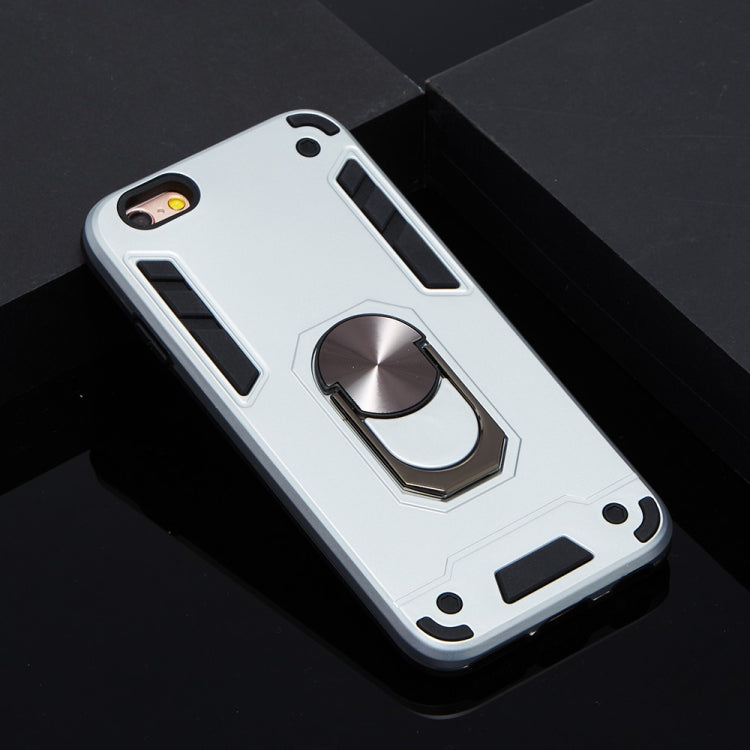 For iPhone 6 / 6s 2 in 1 Armour Series PC + TPU Protective Case with Ring Holder