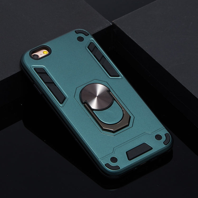 For iPhone 6 / 6s 2 in 1 Armour Series PC + TPU Protective Case with Ring Holder
