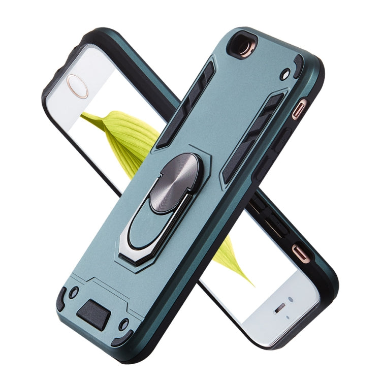 For iPhone 6 / 6s 2 in 1 Armour Series PC + TPU Protective Case with Ring Holder