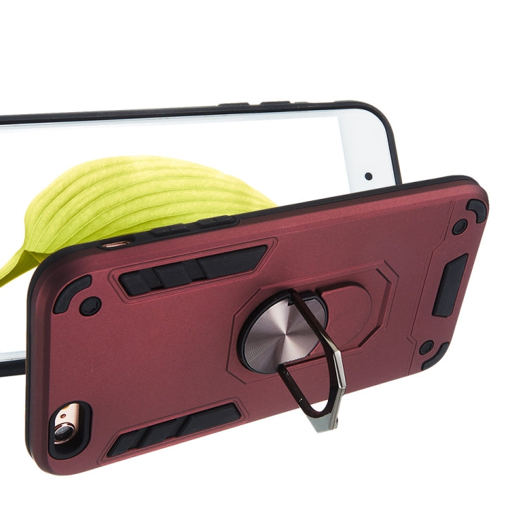For iPhone 6 / 6s 2 in 1 Armour Series PC + TPU Protective Case with Ring Holder