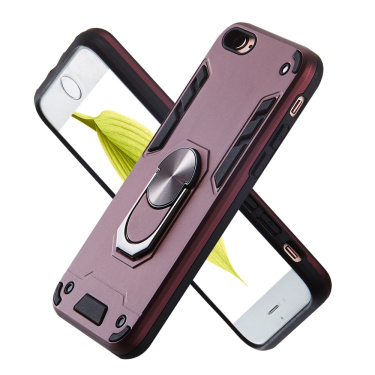 For iPhone 6 / 6s 2 in 1 Armour Series PC + TPU Protective Case with Ring Holder