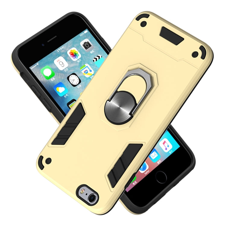 For iPhone 6 Plus / 6s Plus 2 in 1 Armour Series PC + TPU Protective Case with Ring Holder