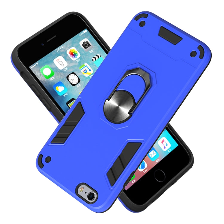 For iPhone 6 Plus / 6s Plus 2 in 1 Armour Series PC + TPU Protective Case with Ring Holder