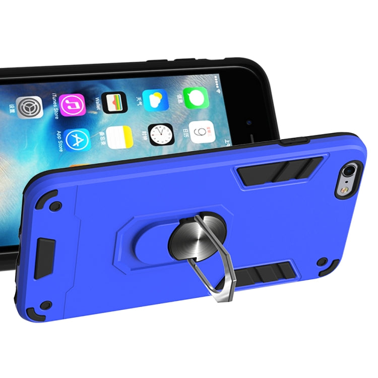For iPhone 6 Plus / 6s Plus 2 in 1 Armour Series PC + TPU Protective Case with Ring Holder