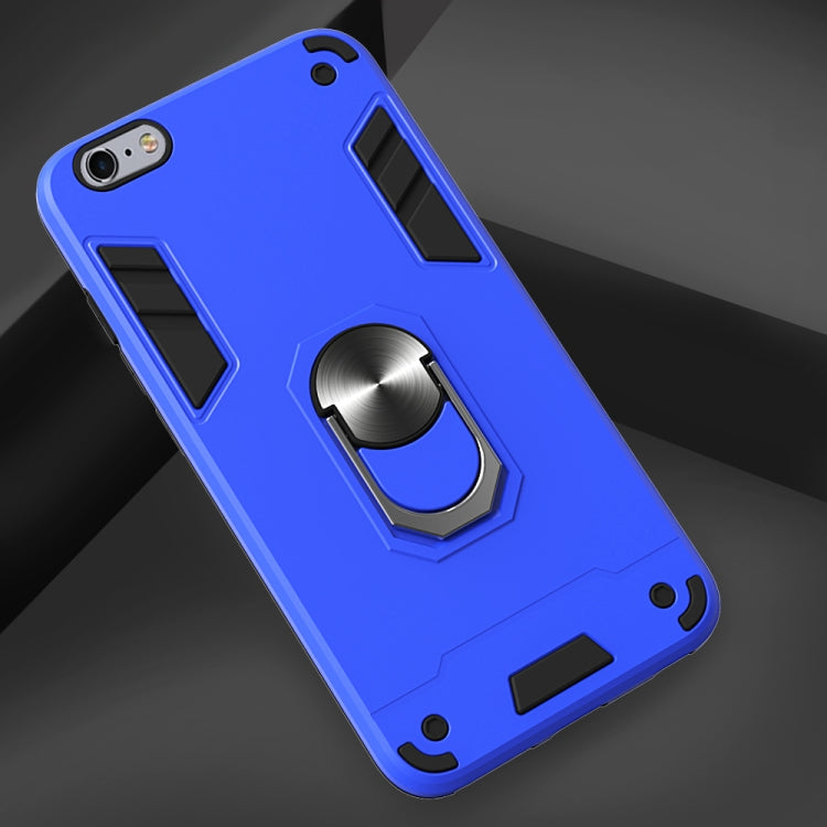 For iPhone 6 Plus / 6s Plus 2 in 1 Armour Series PC + TPU Protective Case with Ring Holder