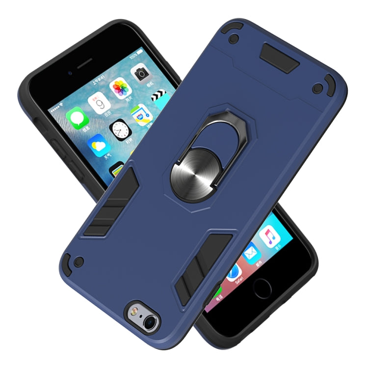 For iPhone 6 Plus / 6s Plus 2 in 1 Armour Series PC + TPU Protective Case with Ring Holder