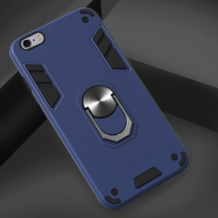 For iPhone 6 Plus / 6s Plus 2 in 1 Armour Series PC + TPU Protective Case with Ring Holder