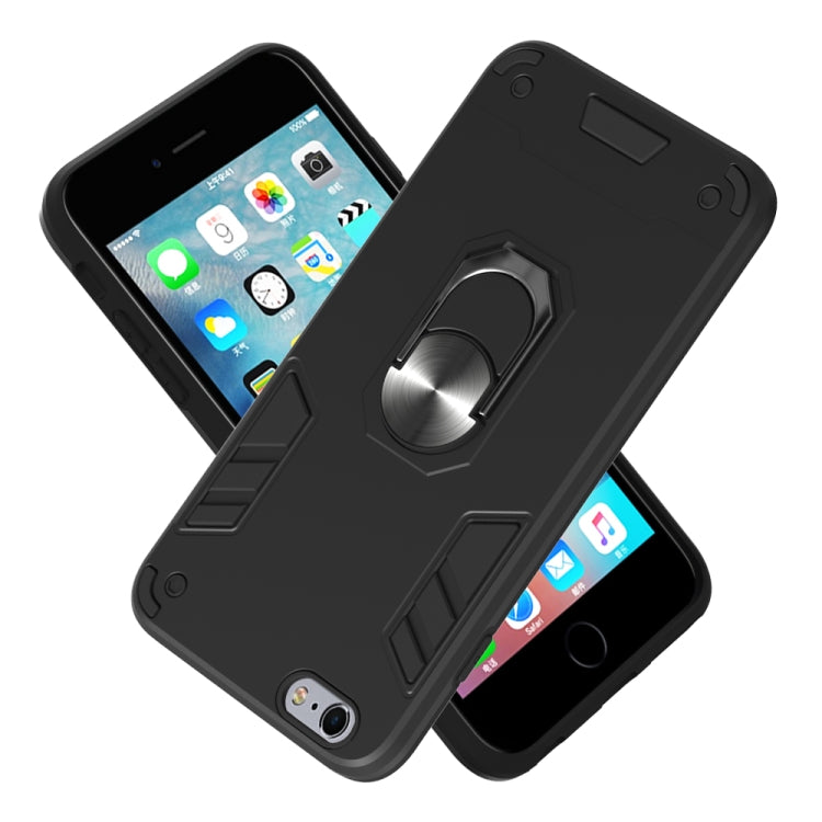For iPhone 6 Plus / 6s Plus 2 in 1 Armour Series PC + TPU Protective Case with Ring Holder