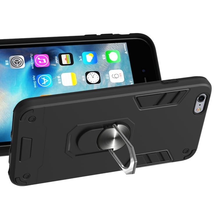 For iPhone 6 Plus / 6s Plus 2 in 1 Armour Series PC + TPU Protective Case with Ring Holder