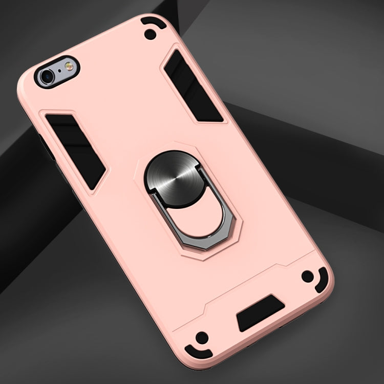 For iPhone 6 Plus / 6s Plus 2 in 1 Armour Series PC + TPU Protective Case with Ring Holder