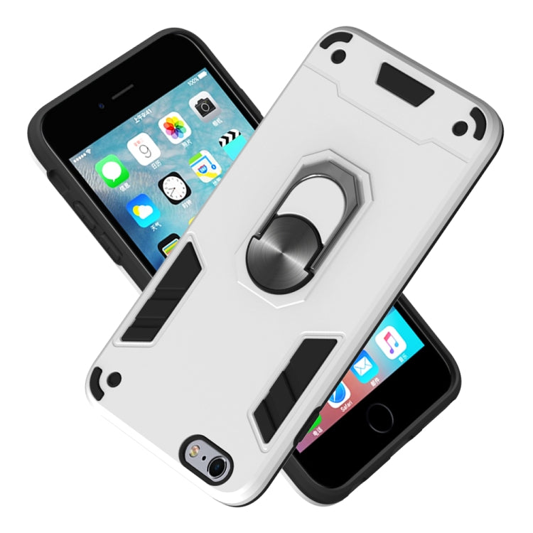 For iPhone 6 Plus / 6s Plus 2 in 1 Armour Series PC + TPU Protective Case with Ring Holder