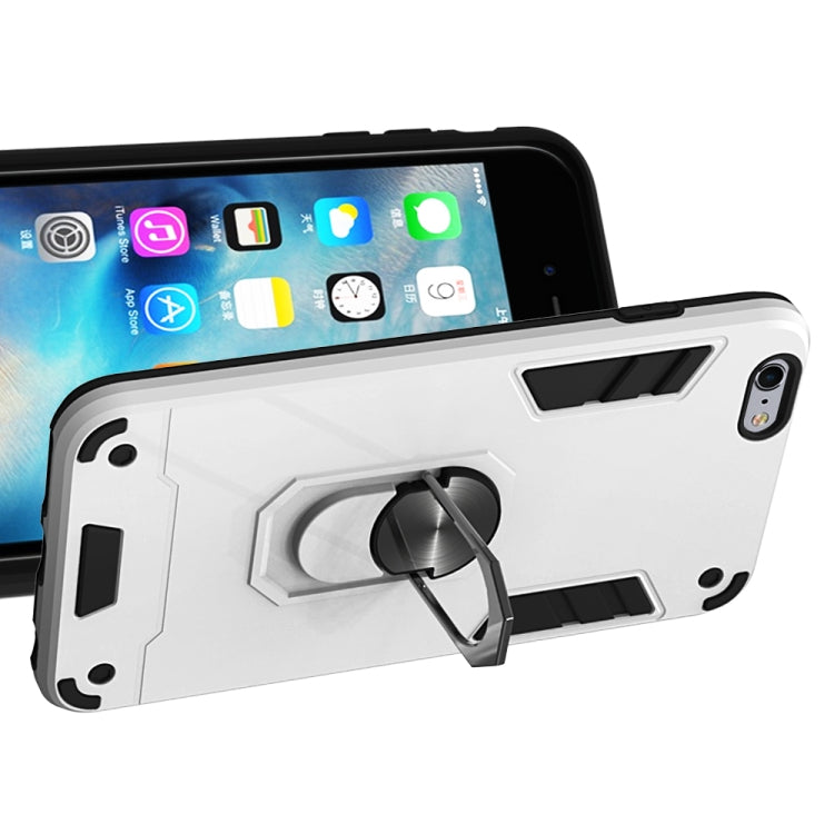 For iPhone 6 Plus / 6s Plus 2 in 1 Armour Series PC + TPU Protective Case with Ring Holder