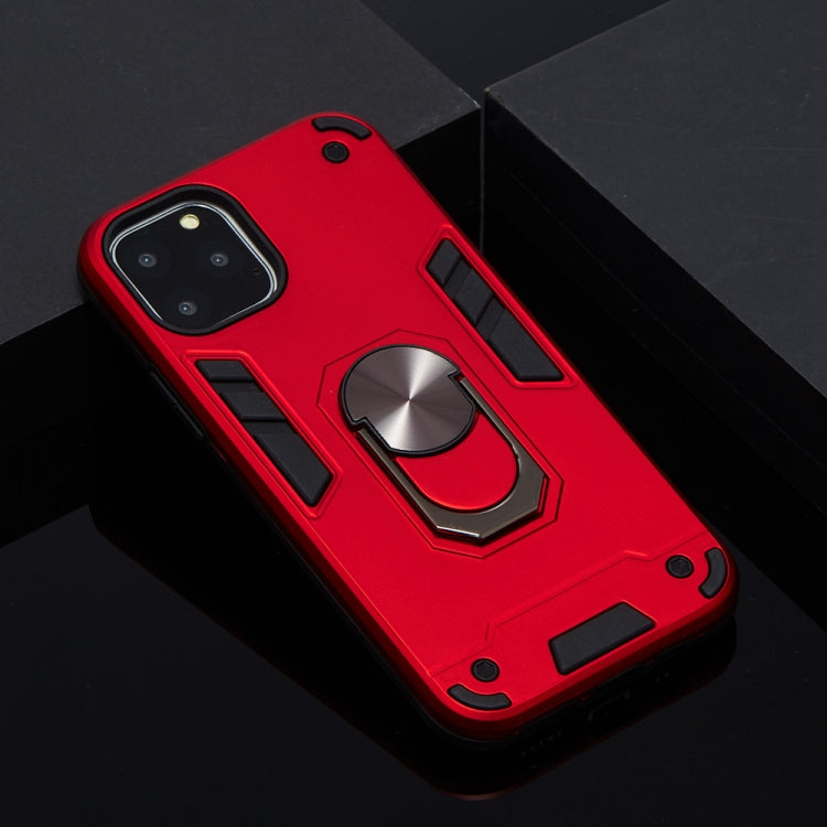For iPhone 11 Pro 2 in 1 Armour Series PC + TPU Protective Case with Ring Holder