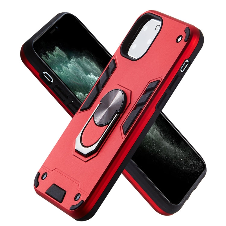 For iPhone 11 Pro 2 in 1 Armour Series PC + TPU Protective Case with Ring Holder