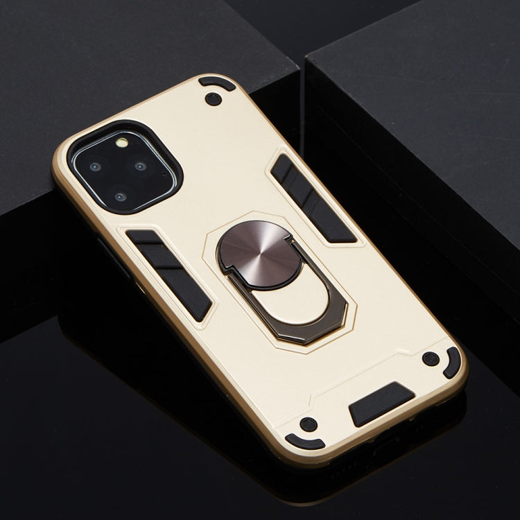 For iPhone 11 Pro 2 in 1 Armour Series PC + TPU Protective Case with Ring Holder