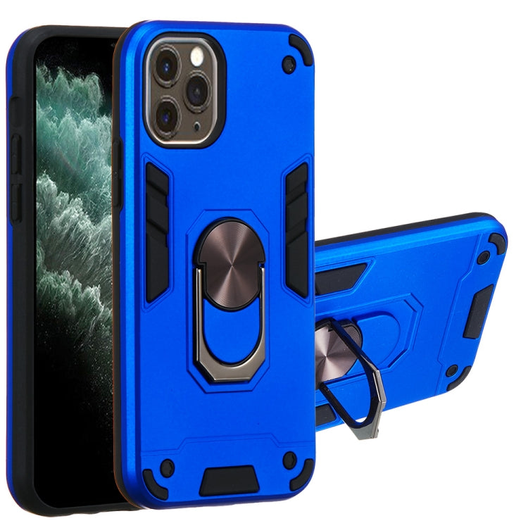 For iPhone 11 Pro 2 in 1 Armour Series PC + TPU Protective Case with Ring Holder