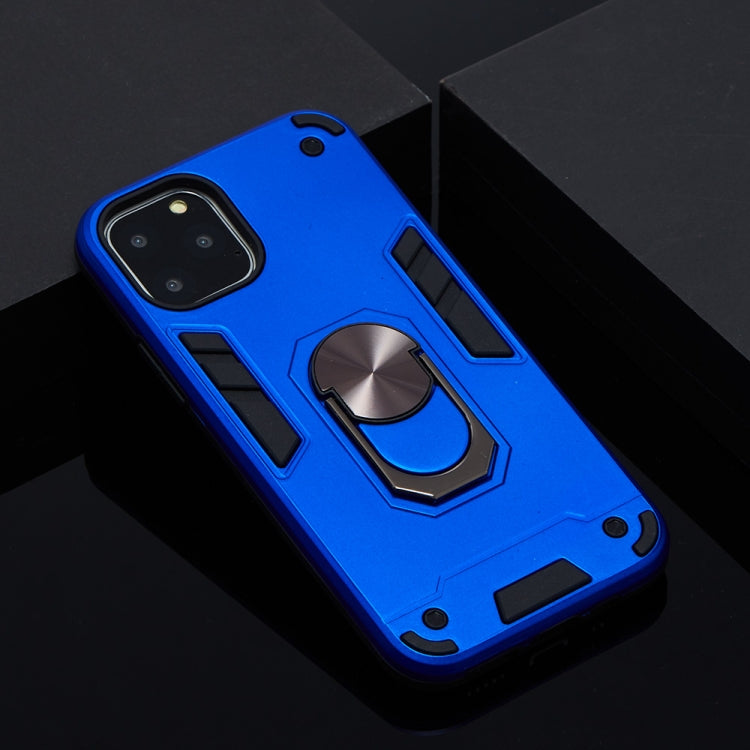 For iPhone 11 Pro 2 in 1 Armour Series PC + TPU Protective Case with Ring Holder