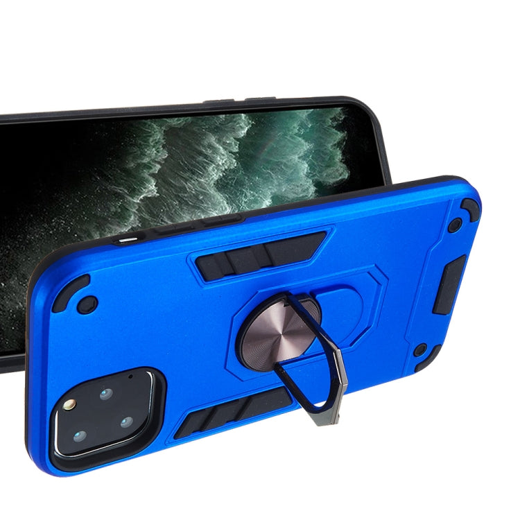 For iPhone 11 Pro 2 in 1 Armour Series PC + TPU Protective Case with Ring Holder