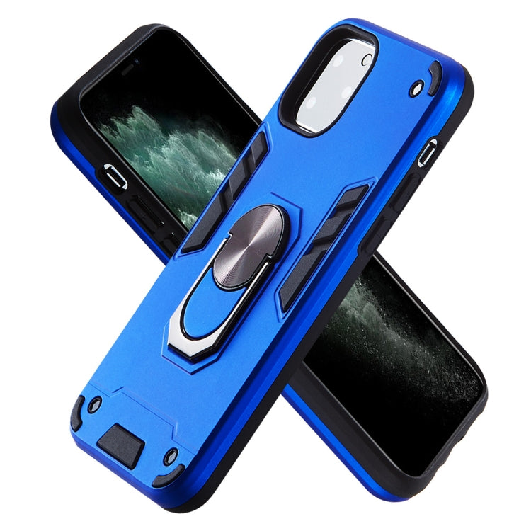 For iPhone 11 Pro 2 in 1 Armour Series PC + TPU Protective Case with Ring Holder