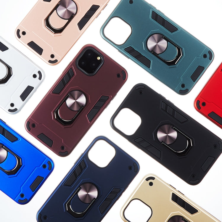 For iPhone 11 Pro 2 in 1 Armour Series PC + TPU Protective Case with Ring Holder