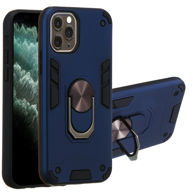 For iPhone 11 Pro 2 in 1 Armour Series PC + TPU Protective Case with Ring Holder