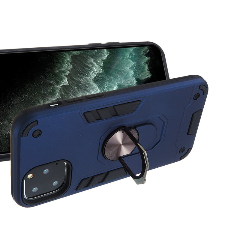 For iPhone 11 Pro 2 in 1 Armour Series PC + TPU Protective Case with Ring Holder