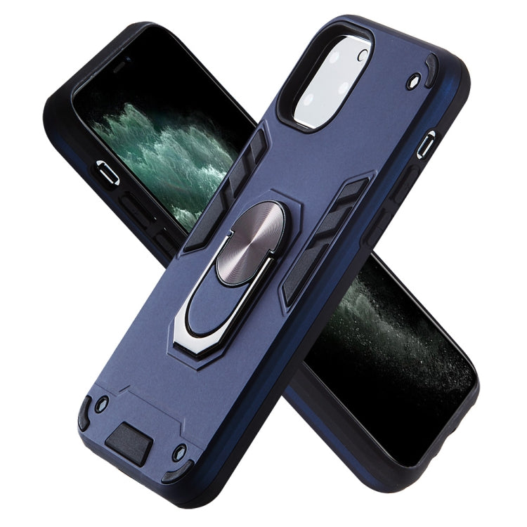 For iPhone 11 Pro 2 in 1 Armour Series PC + TPU Protective Case with Ring Holder