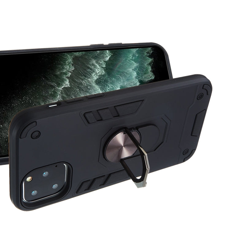 For iPhone 11 Pro 2 in 1 Armour Series PC + TPU Protective Case with Ring Holder