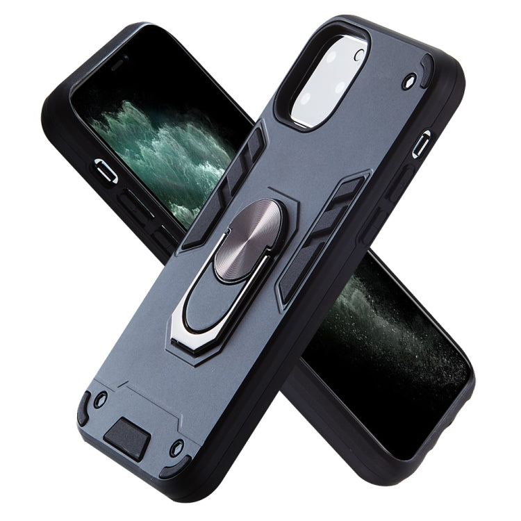 For iPhone 11 Pro 2 in 1 Armour Series PC + TPU Protective Case with Ring Holder