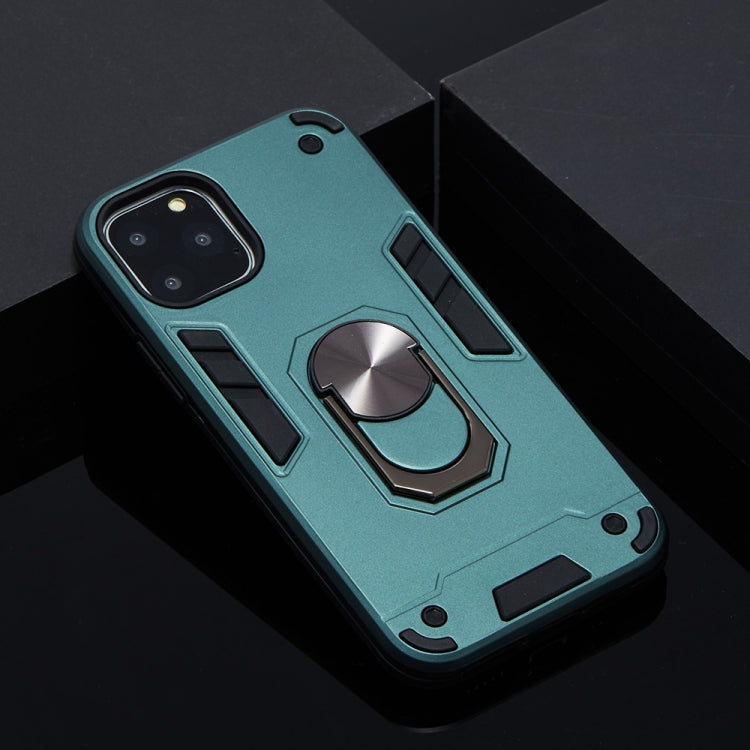For iPhone 11 Pro 2 in 1 Armour Series PC + TPU Protective Case with Ring Holder