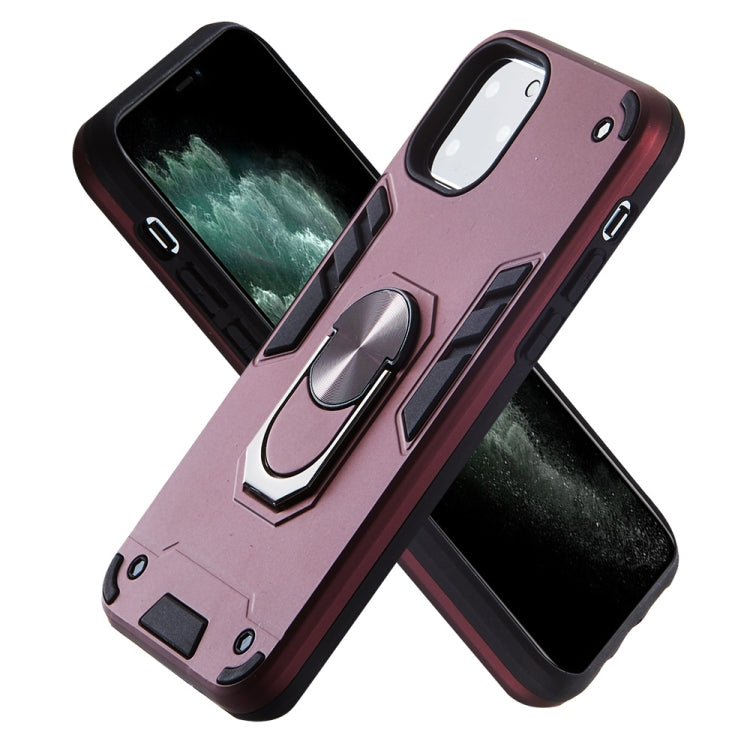 For iPhone 11 Pro 2 in 1 Armour Series PC + TPU Protective Case with Ring Holder