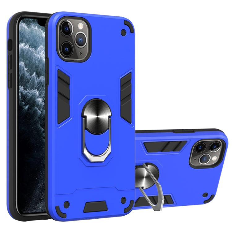 For iPhone 11 Pro Max 2 in 1 Armour Series PC + TPU Protective Case with Ring Holder