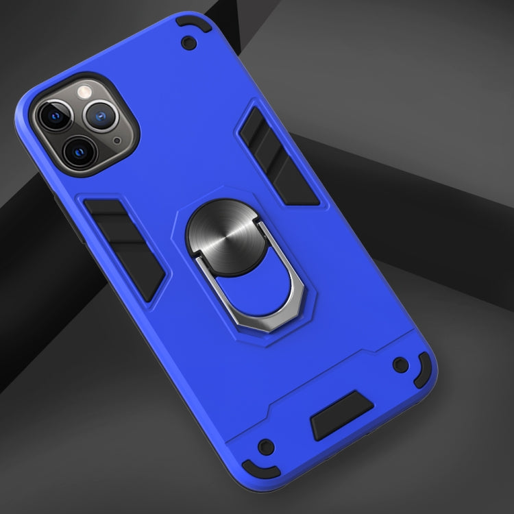 For iPhone 11 Pro Max 2 in 1 Armour Series PC + TPU Protective Case with Ring Holder