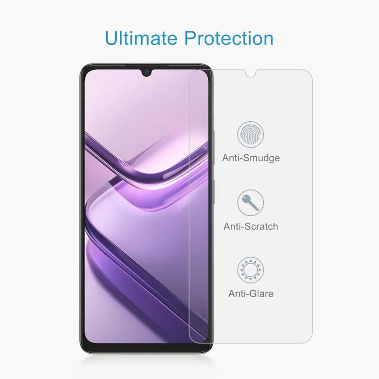 For DOOGEE Note 58 Pro 10pcs 0.26mm 9H 2.5D Tempered Glass Film