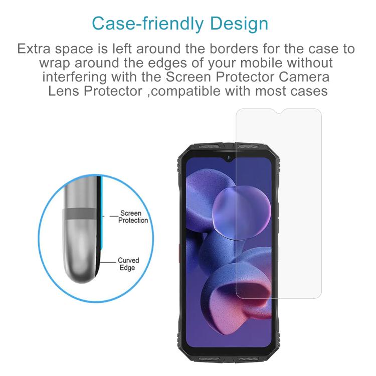 For DOOGEE S118 Pro 10pcs 0.26mm 9H 2.5D Tempered Glass Film