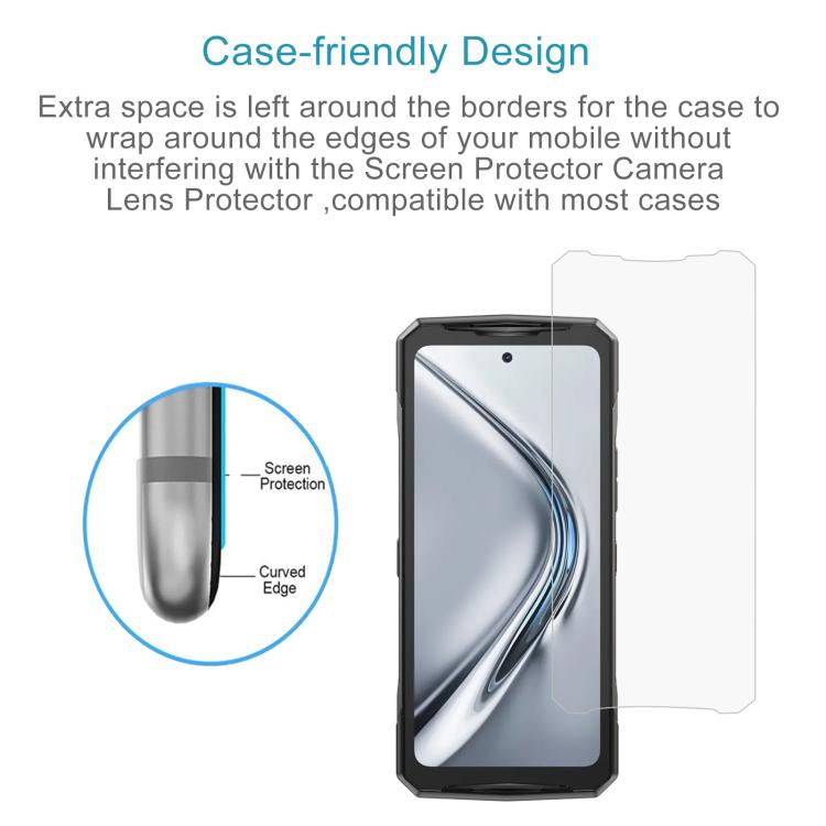 For DOOGEE N60 Pro 10pcs 0.26mm 9H 2.5D Tempered Glass Film