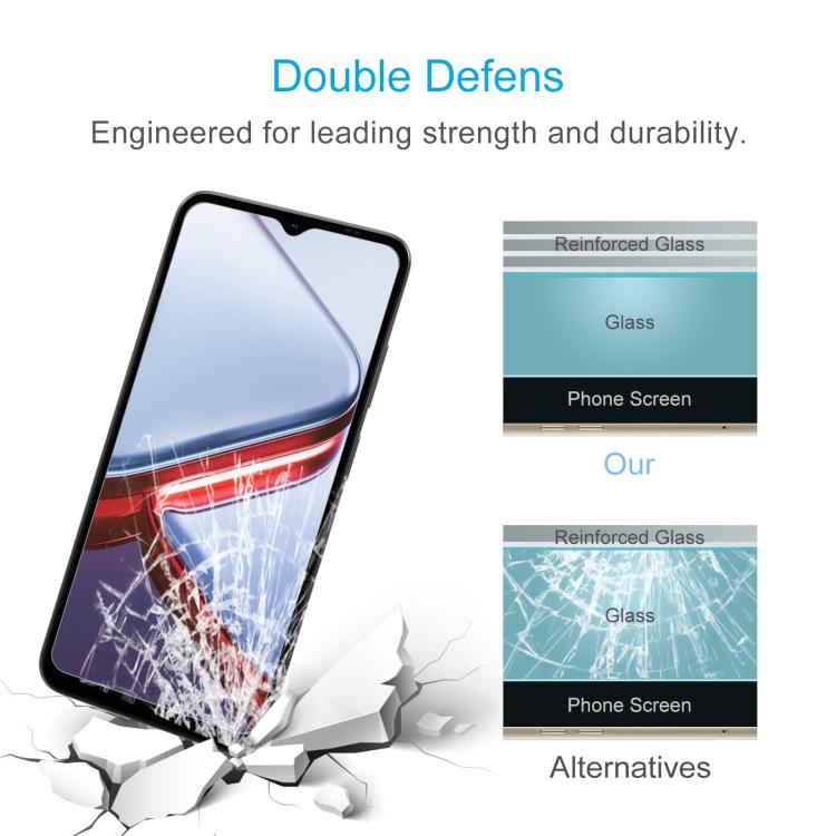 For DOOGEE Note 56X 10pcs 0.26mm 9H 2.5D Tempered Glass Film