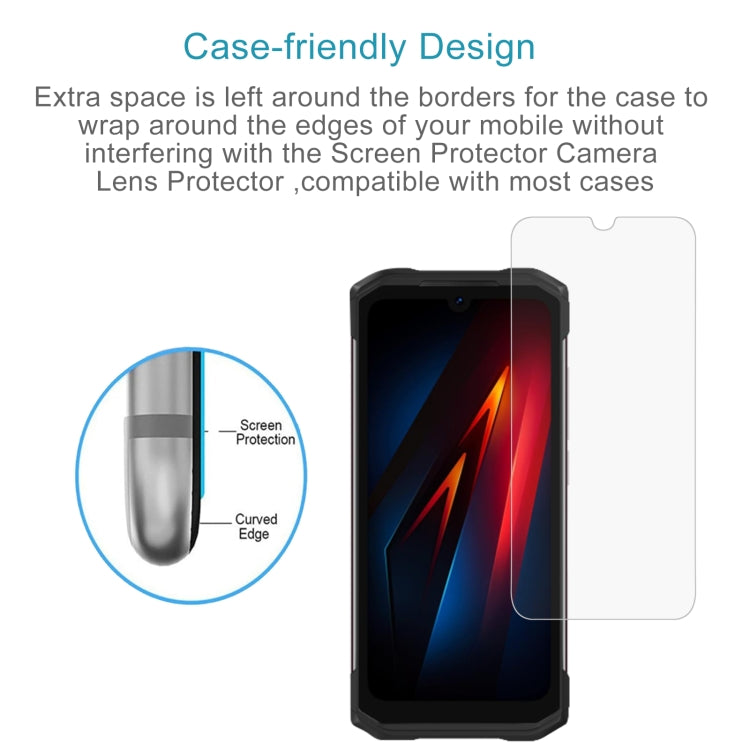 For DOOGEE S Punk 50pcs 0.26mm 9H 2.5D Tempered Glass Film