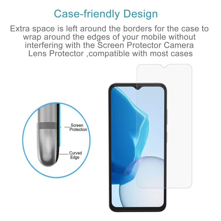 For DOOGEE N55 Plus 50pcs 0.26mm 9H 2.5D Tempered Glass Film