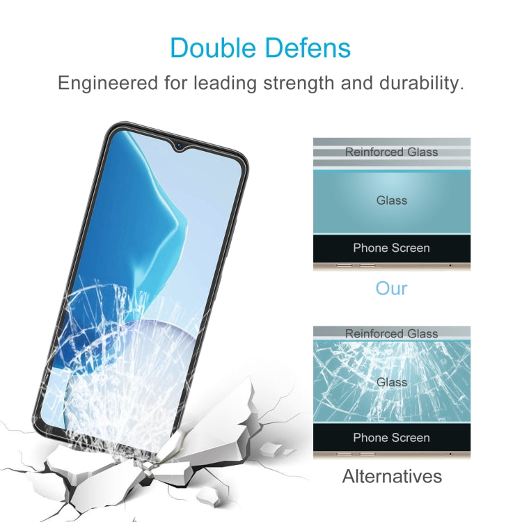 For DOOGEE N55 Plus 50pcs 0.26mm 9H 2.5D Tempered Glass Film