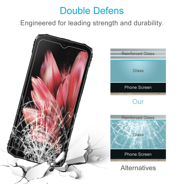 For DOOGEE Blade10 50pcs 0.26mm 9H 2.5D Tempered Glass Film