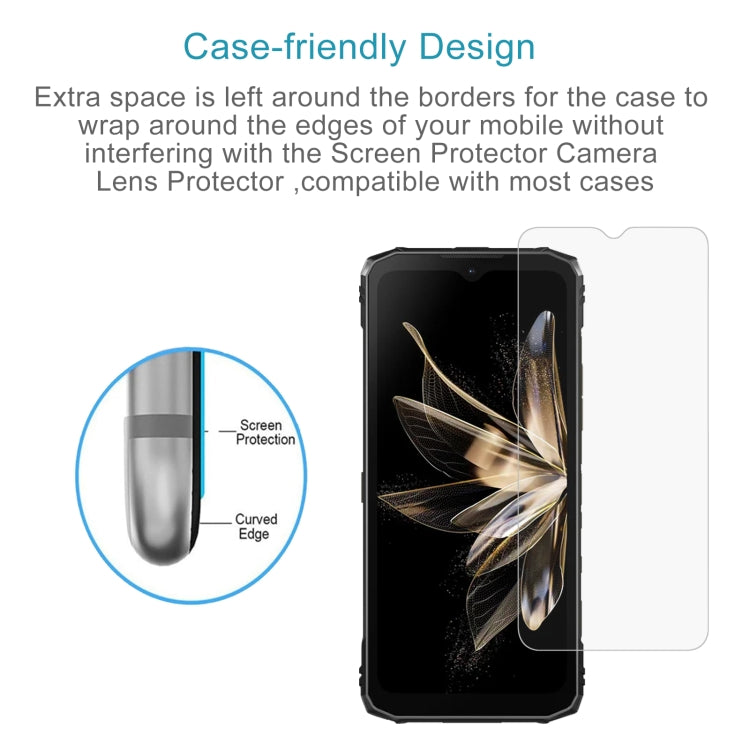For DOOGEE Blade10 Ultra 50pcs 0.26mm 9H 2.5D Tempered Glass Film