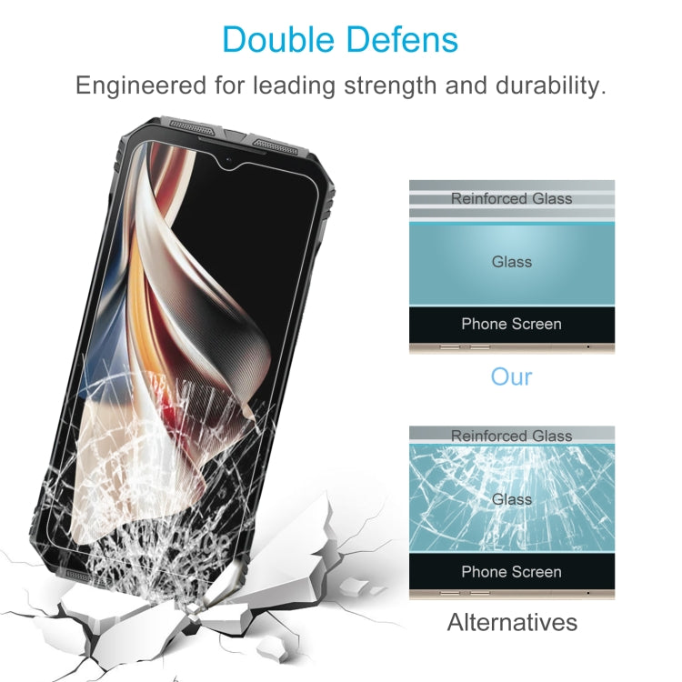 For DOOGEE S cyber 50pcs 0.26mm 9H 2.5D Tempered Glass Film