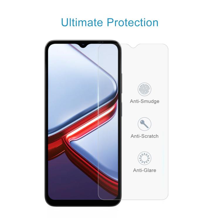 For DOOGEE Note 56X 50pcs 0.26mm 9H 2.5D Tempered Glass Film