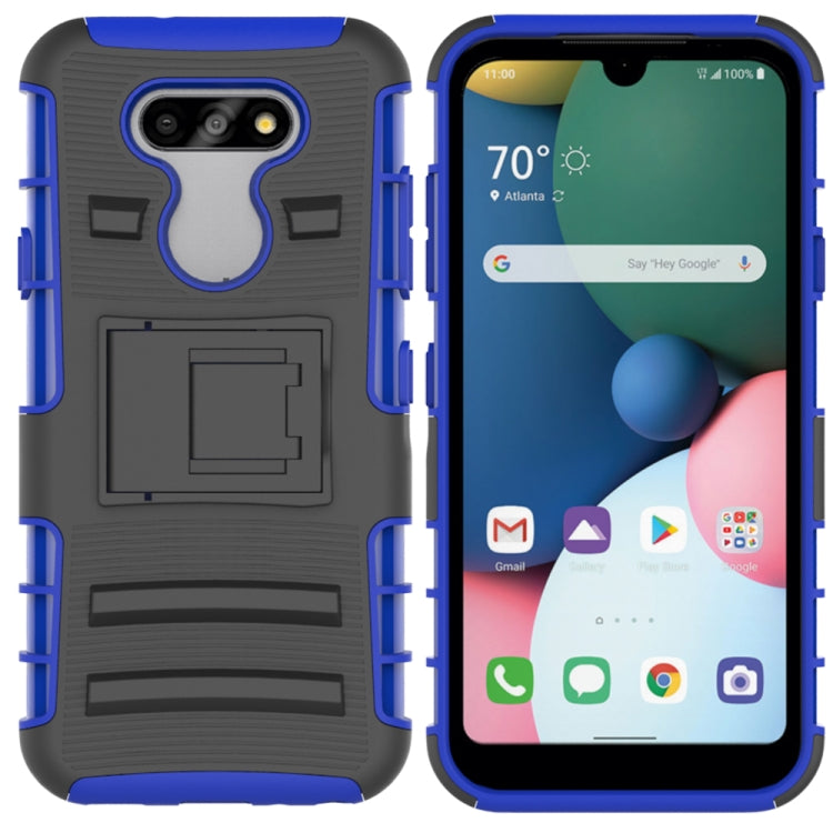 For LG K31 Sliding Bushing Mobile Phone Protective Case with Stand