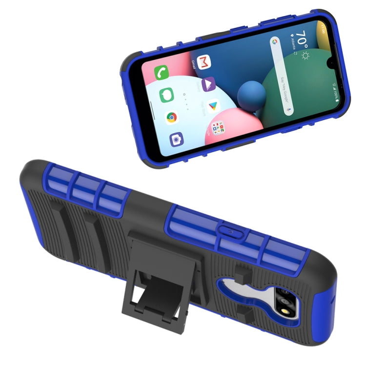 For LG K31 Sliding Bushing Mobile Phone Protective Case with Stand