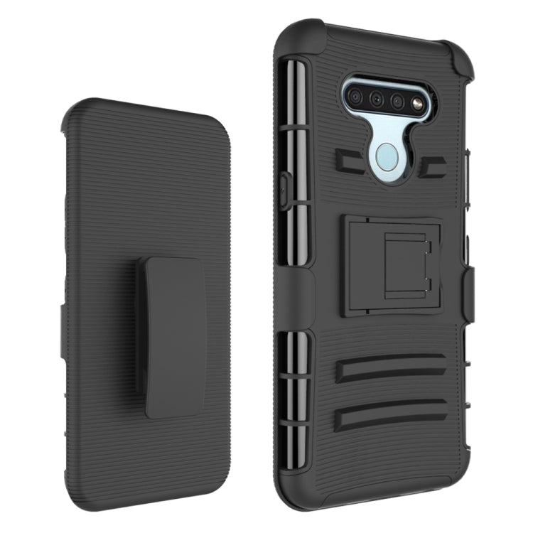 For LG K51 Sliding Bushing Mobile Phone Protective Case with Stand