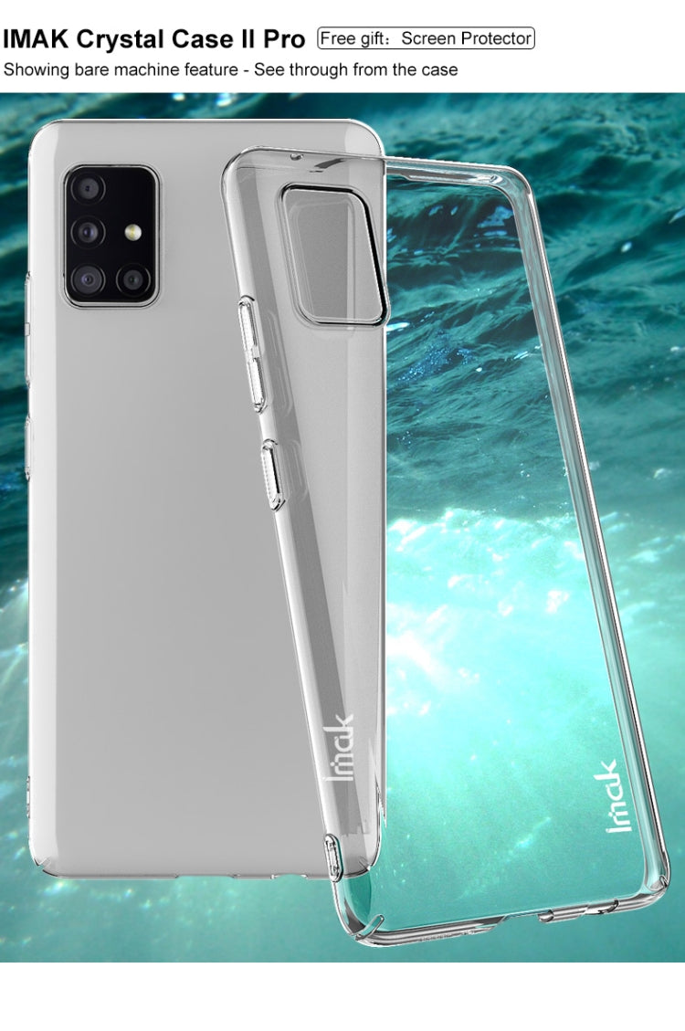 For Samsung Galaxy A51 5G IMAK Wing II Wear-resisting Crystal Protective Case