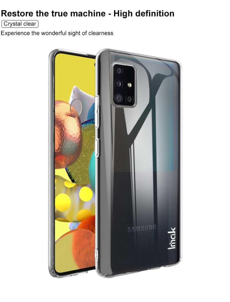 For Samsung Galaxy A71 5G IMAK Wing II Wear-resisting Crystal Protective Case